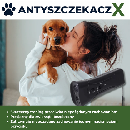Antyszczekacz X – zatrzymuje szczekanie i inne niepożądane zachowania