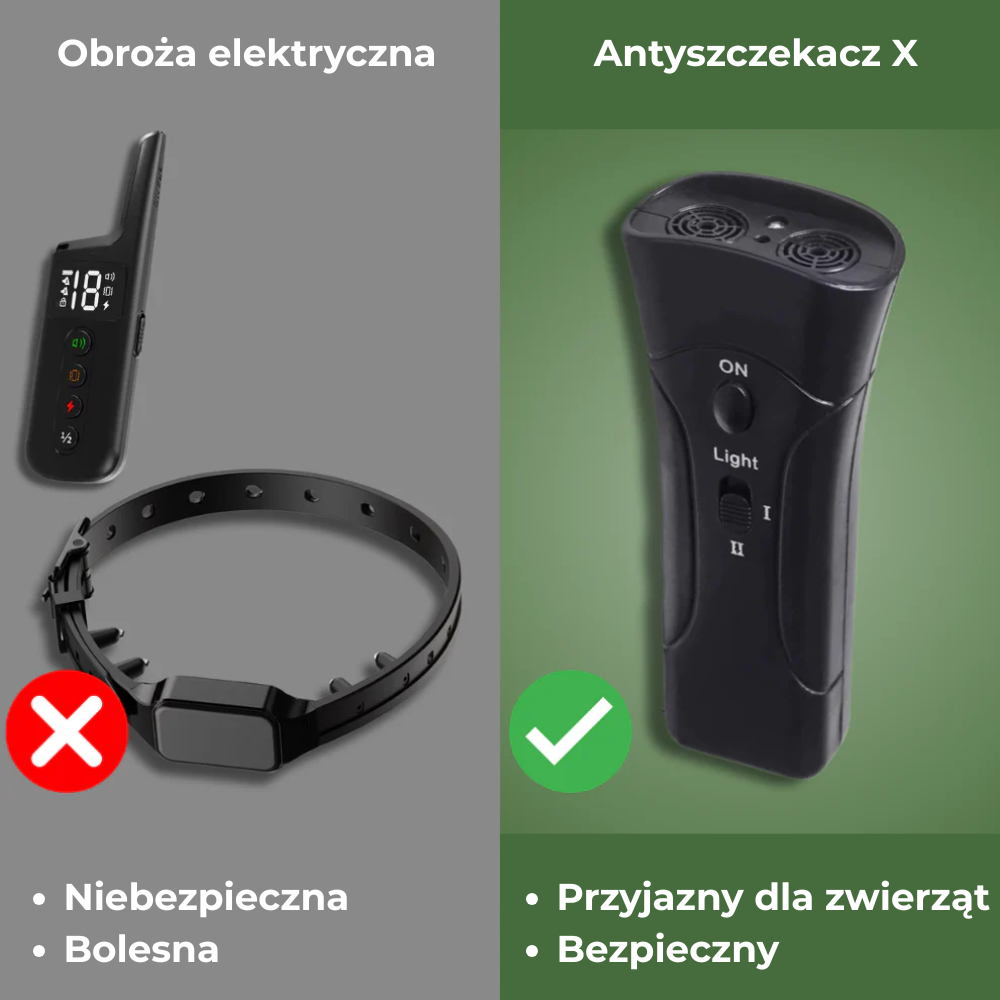 Antyszczekacz X – zatrzymuje szczekanie i inne niepożądane zachowania