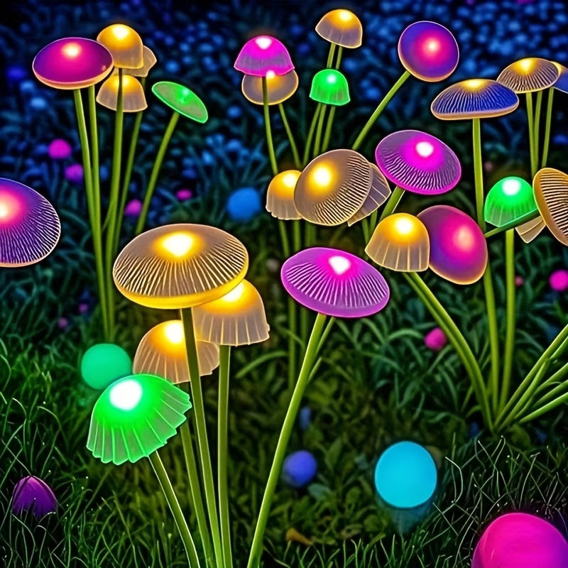 Lampy solarne LED meduzy do ogrodu – dekoracyjne RGB