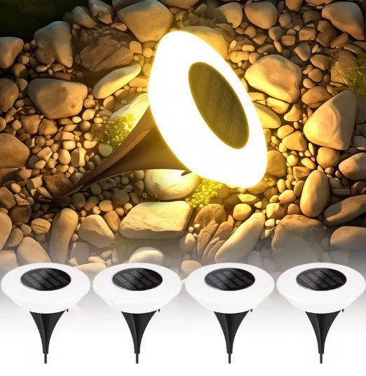 Lampy solarne LED gruntowe punktowe – oświetlenie ogrodowe