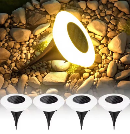 Lampy solarne LED gruntowe punktowe – oświetlenie ogrodowe