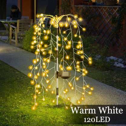 Lampy solarne LED „Fajerwerki” do ogrodu – dekoracyjne