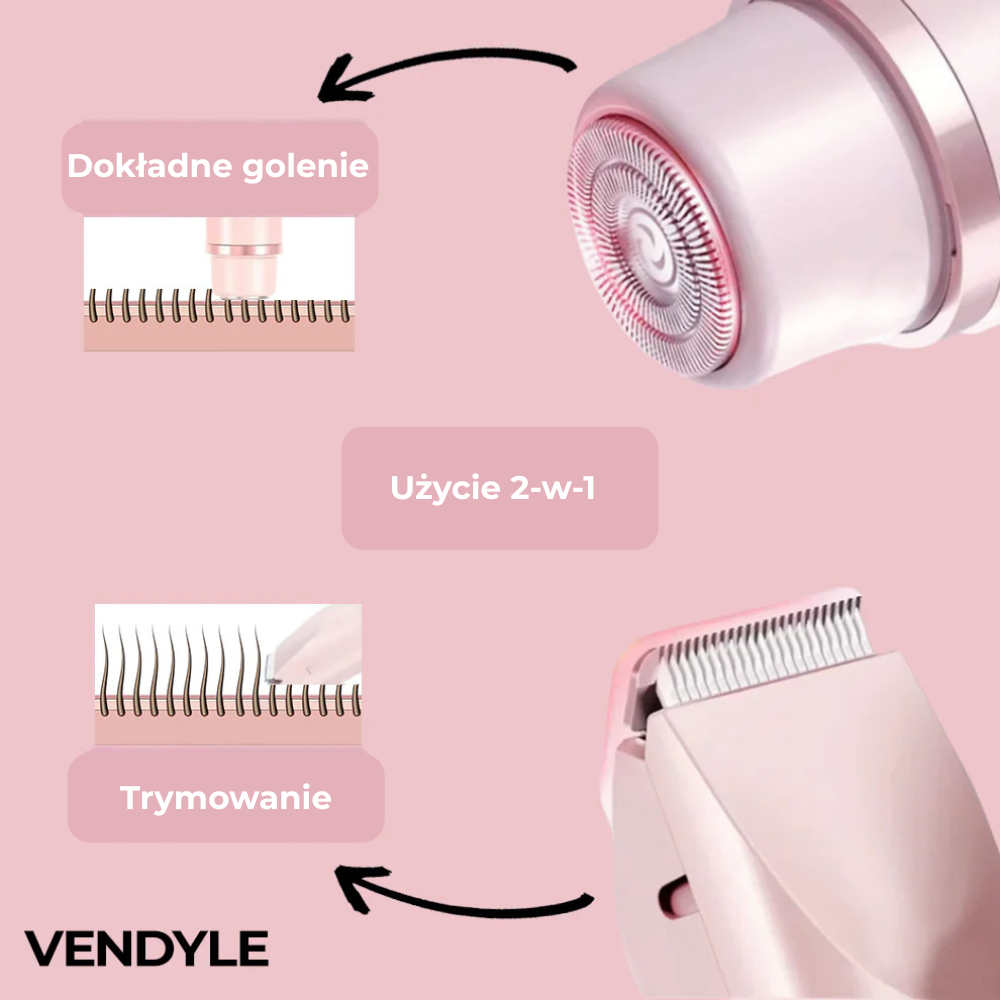 VENDYLE™ 2-w-1 maszynka do golenia ciała dla kobiet