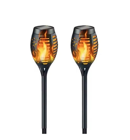 Lampy solarne LED ogrodowe płomień – dekoracyjne