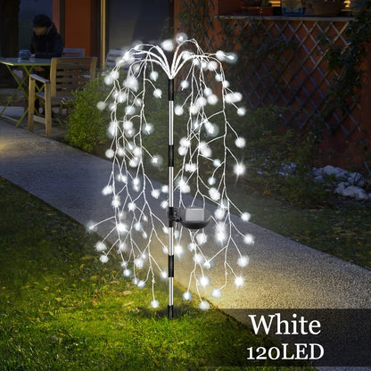 Lampy solarne LED „Fajerwerki” do ogrodu – dekoracyjne