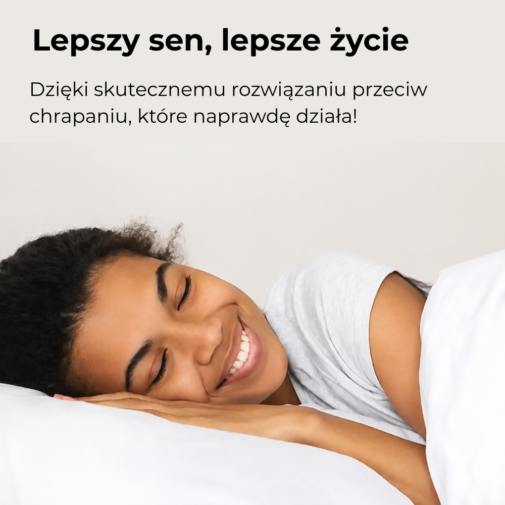 Stop Chrapaniu™ - Antychrapaniowa szyna na zęby | Natychmiast przestań chrapać i ciesz się lepszym snem już od pierwszej nocy