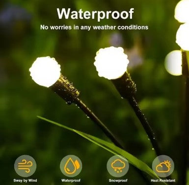 Lampy solarne LED dmuchawiec do ogrodu – dekoracyjne