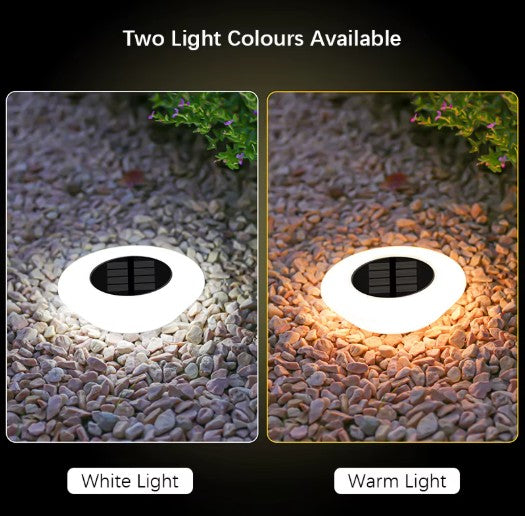 Lampy solarne LED gruntowe punktowe – oświetlenie ogrodowe