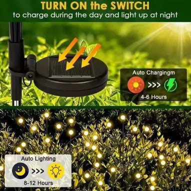 Lampy solarne LED dmuchawiec do ogrodu – dekoracyjne