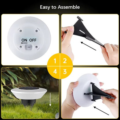 Lampy solarne LED gruntowe punktowe – oświetlenie ogrodowe