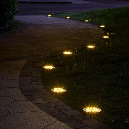 Lampy solarne gruntowe LED do ogrodu – wodoodporne IP65