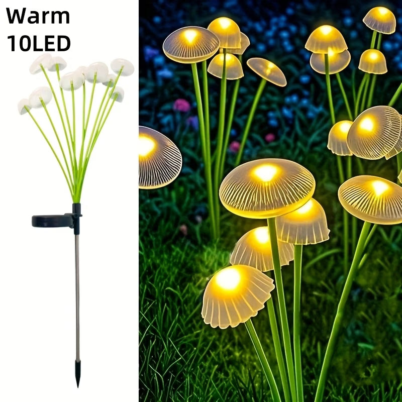 Lampy solarne LED meduzy do ogrodu – dekoracyjne RGB