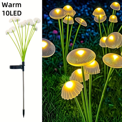 Lampy solarne LED meduzy do ogrodu – dekoracyjne RGB