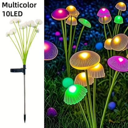 Lampy solarne LED meduzy do ogrodu – dekoracyjne RGB