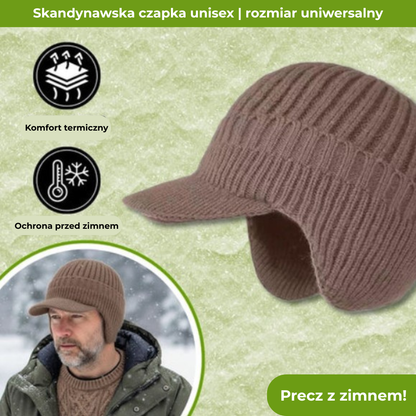 Fjordwarm™ – skandynawska czapka zimowa z ochroną uszu (unisex, jeden rozmiar pasuje na wszystkich)