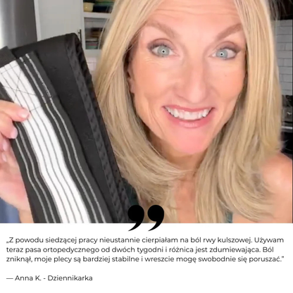 Ortopedyczny pas – Pozbądź się rwy kulszowej i bólu pleców w zaledwie 2 tygodnie
