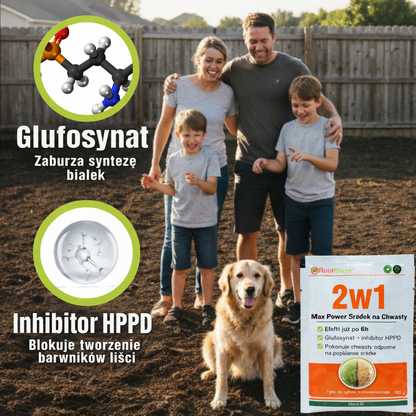 RootBlaze™ 2w1 Max Power – Skuteczny Pogromca Chwastów | Pierwsze efekty widoczne już po 6 godzinach!