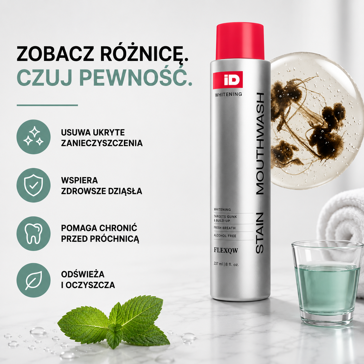 OralClear™ | Zobacz, Jak Ukryte Zanieczyszczenia Opuszczają Twoje Usta